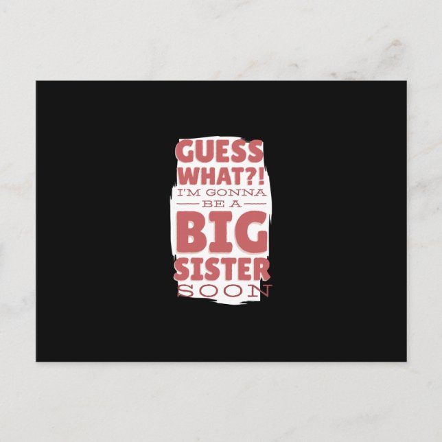 Big sister postcard (Front)