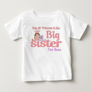 Big Sister Princess Personalized T-Shirt