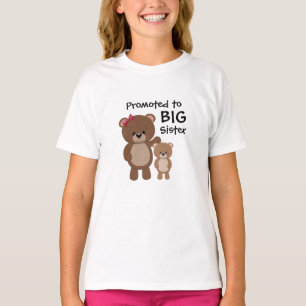 Big Sister Promotion Teddy Bears T-Shirt
