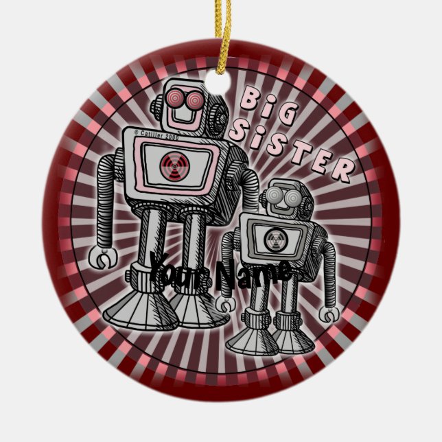Big Sister Robot   ornament (Front)