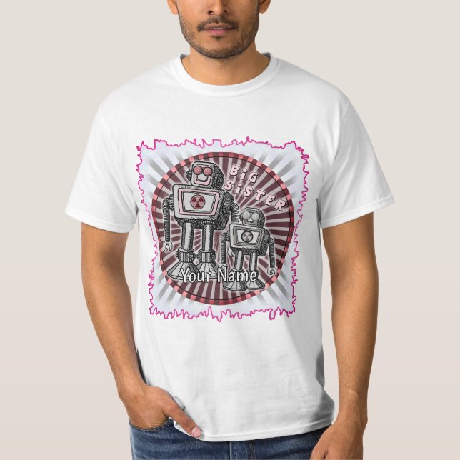 Big Sister Robot   T-Shirt (Front)