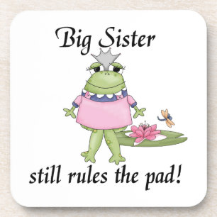 Big Sister Rules the Pad Gifts Coaster