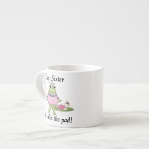 Big Sister Rules the Pad Gifts Espresso Cup