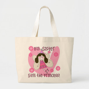 Big Sister Still the Princess Large Tote Bag