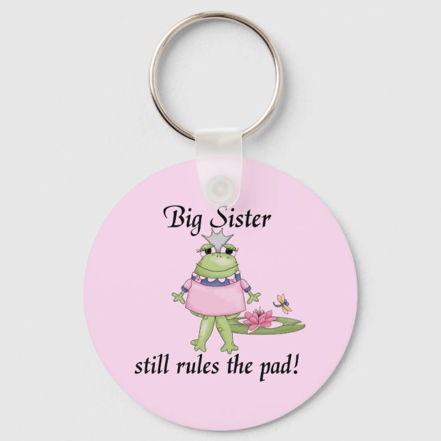 Big Sister T-shirts and Gifts Keychain (Front)