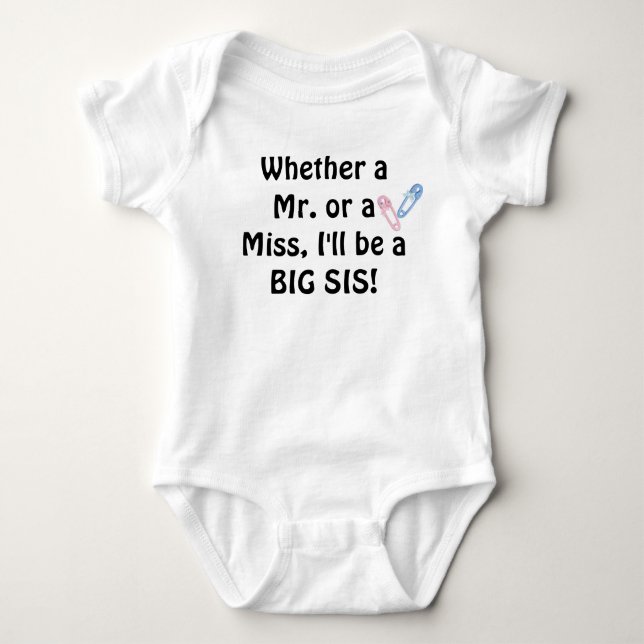 Big Sister Tee Shirt (Front)