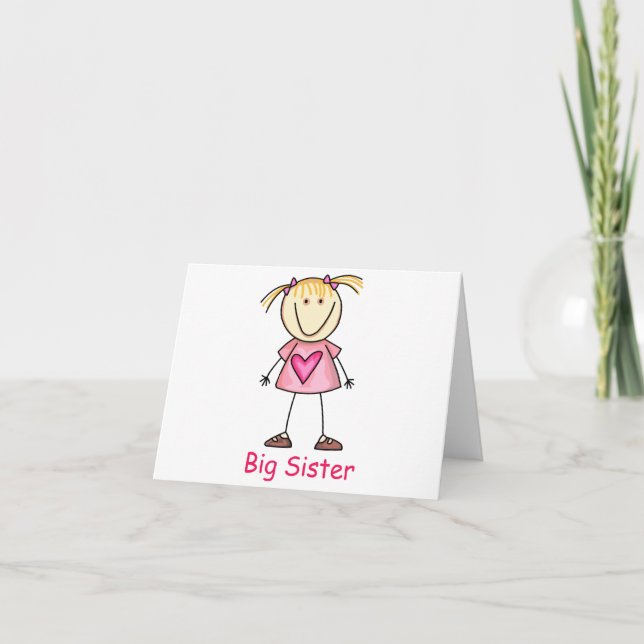 Big Sister Thank You Card (Front)
