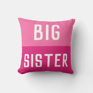 Big Sister Throw Pillow