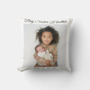 Big Sister Throw Pillow