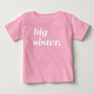 Big Sister To Be Pregnancy Announcement Reveal Baby T-Shirt
