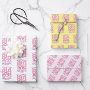 Big Sister Waiting for New Baby in 2023 Wrapping Paper Sheet