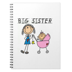 Big Sister With Little Sister Gifts Notebook