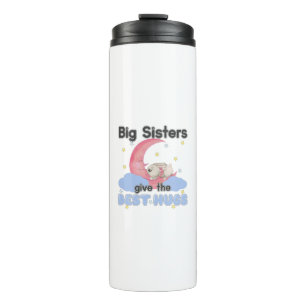 Big Sisters Give the Best Hugs - Moon Bunny Thermal Tumbler