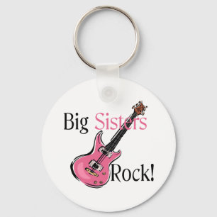 Big Sisters Rock Keychain