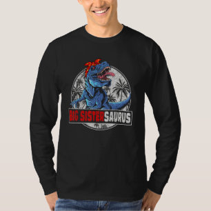 Big Sistersaurus Rex Dinosaur Family Matching T-Shirt