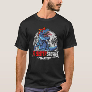 Big Sistersaurus Rex Dinosaur Family Matching T-Shirt