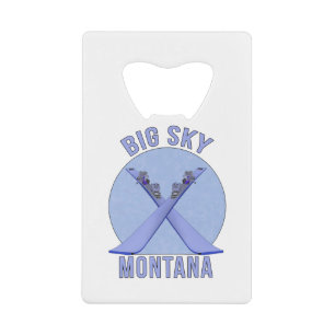 Big Sky, Montana Credit Card Bottle Opener