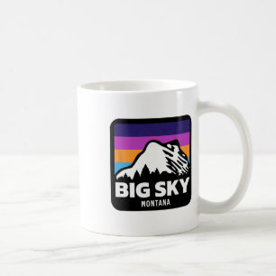 Big Sky Montana Skiing Snowboarding Family Ski  Coffee Mug