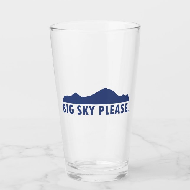 Big Sky Please Glass (Front)