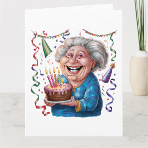 Big Smile Granny Birthday Card