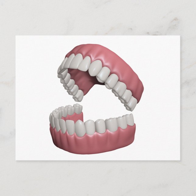 big smile teeth postcard (Front)