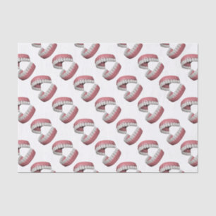 big smile teeth tissue paper