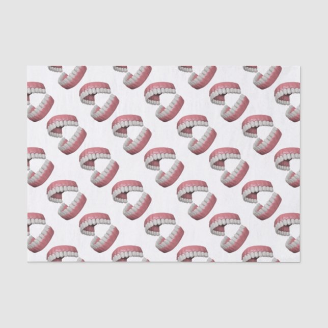 big smile teeth tissue paper (Front)
