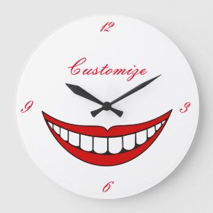 Big Smile Thunder_Cove Large Clock