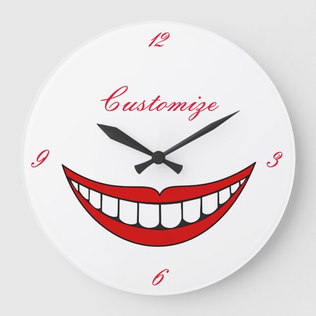Big Smile Thunder_Cove Large Clock (Front)