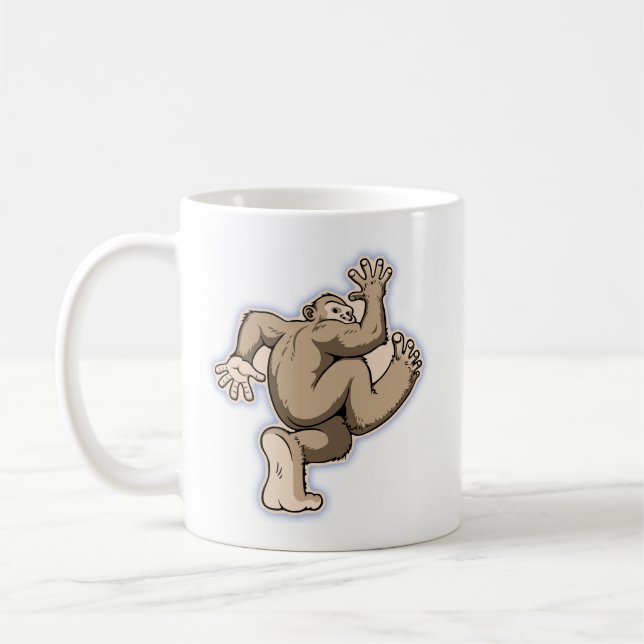 Big Sneaky Foot Coffee Mug (Left)