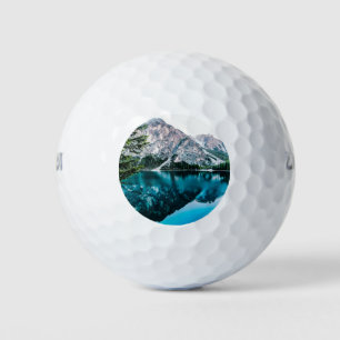 Big Snow Mountains Snowing Mountain Photo Golf Balls