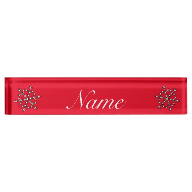 Big Snowflake Thunder_Cove Nameplate (Front)