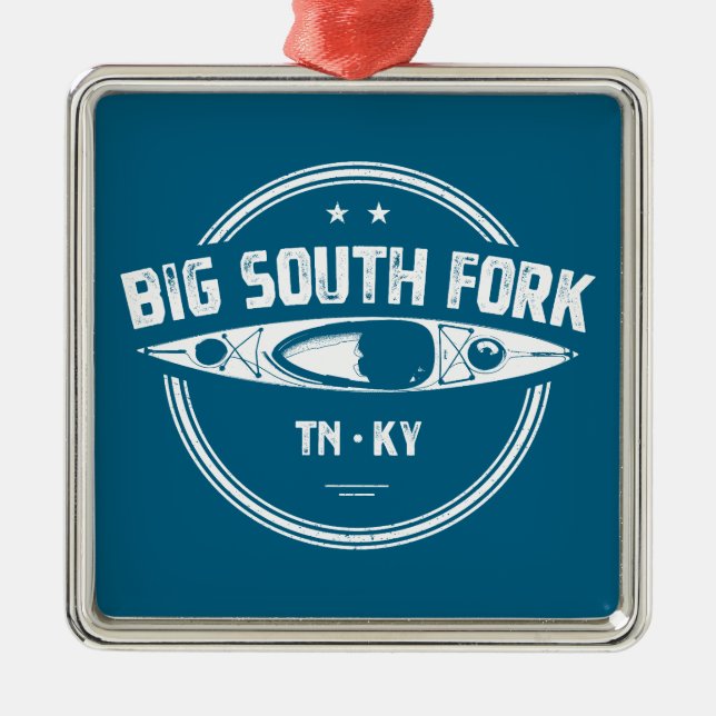 Big South Fork National River Kayak Metal Ornament (Front)