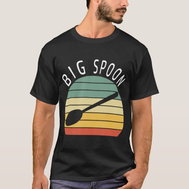 Big Spoon 2021 Matching Couples Gift For Valentine T-Shirt (Front)