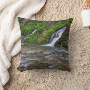 Big Springs Virgin River   Zion National Park Throw Pillow