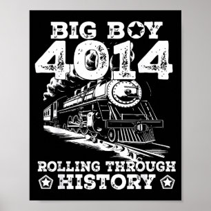 Big Steam Train Big 4014 Steam Train Locomotive Co Poster