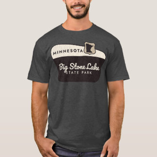 Big Stone Lake State Park Minnesota Welcome Sign T-Shirt