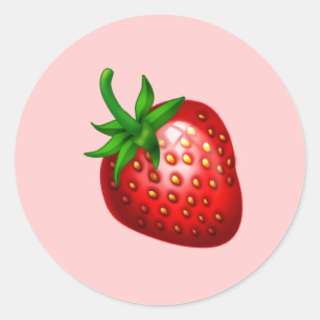 Big Strawberry Sticker (Front)
