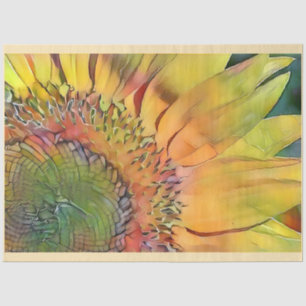 Big Sunflower Modern Art Collection Tissue Paper