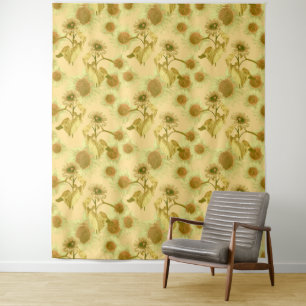 Big Sunflower Pattern Tapestry