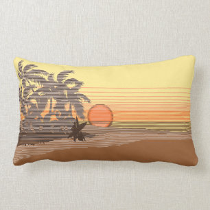 Big Sunset Hawaiian Reversible Lumbar Pillows