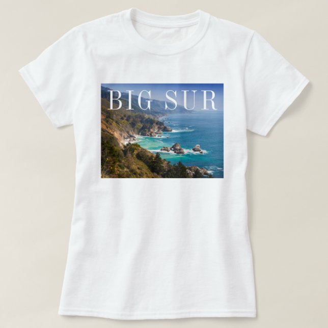 Big Sur California Coast T-Shirt (Design Front)