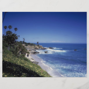 Big Sur California Coastline Scrapbook Paper