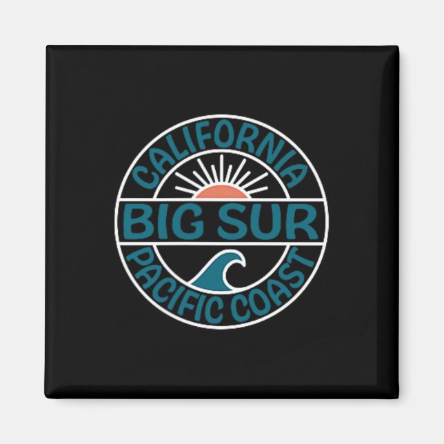 Big Sur California Front And Back  Magnet (Front)