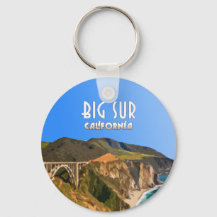 Big Sur California Pacific Coast Highway Keychain