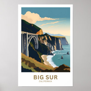Big Sur California Travel Print