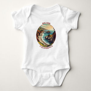 Big Sur California USA Baby Bodysuit