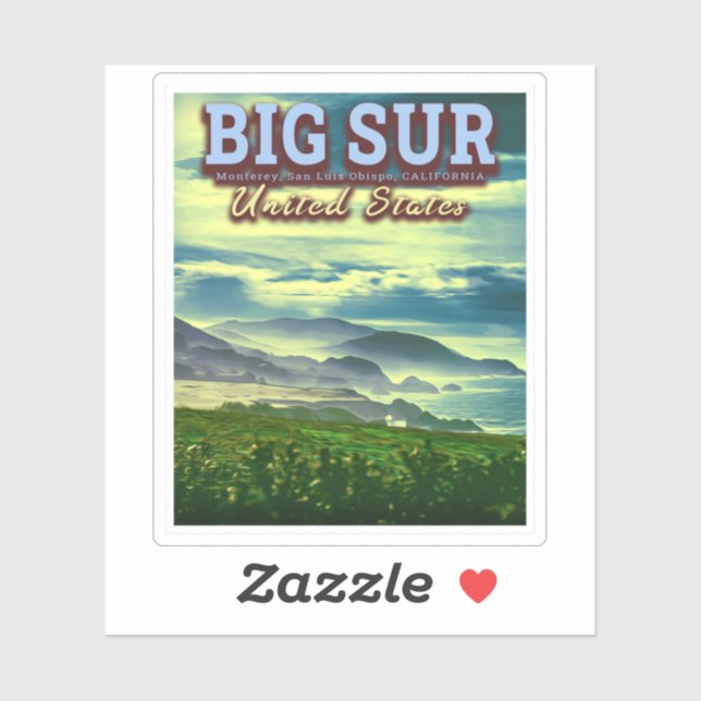 BIG SUR CENTRAL COAST OF CALIFORNIA UNITED STATES (Sheet)