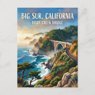 Big Sur USA Postcard