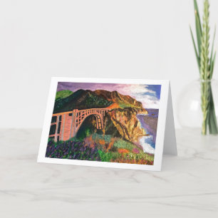 Big Sur's Bixby Bridge Card <Blank Inside>